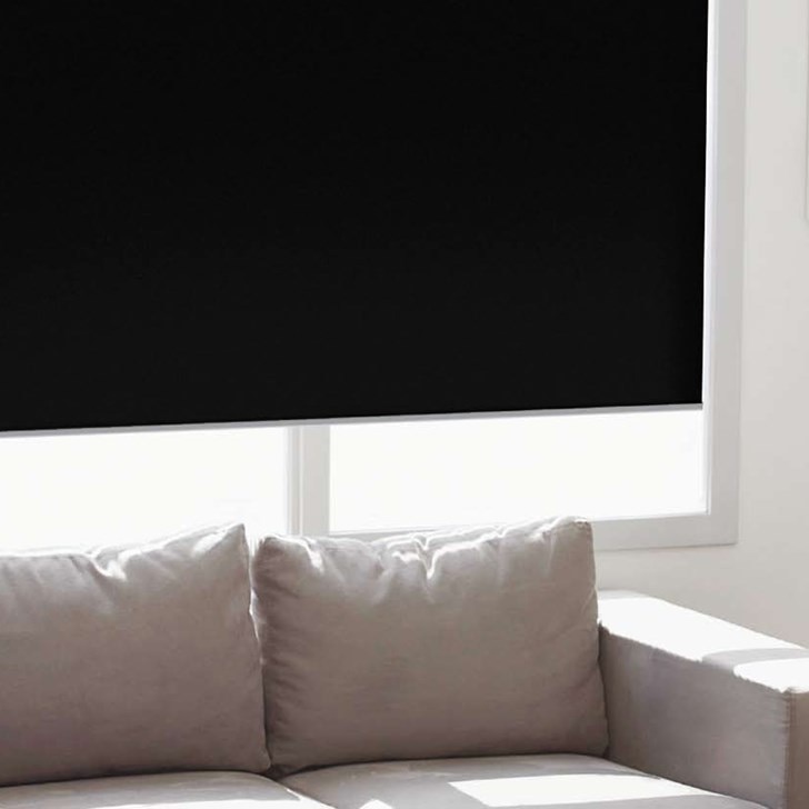 All shades come with a continuous loop clutch, allowing you to easily stop the shade in any position. Color: Reminiscent Black RE1100